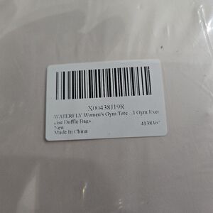 WATERFLY Women's Gym Tote Bag - White